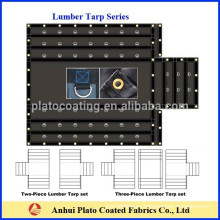 Diferentes tamaños 1000D PVC Lumber Tarps
